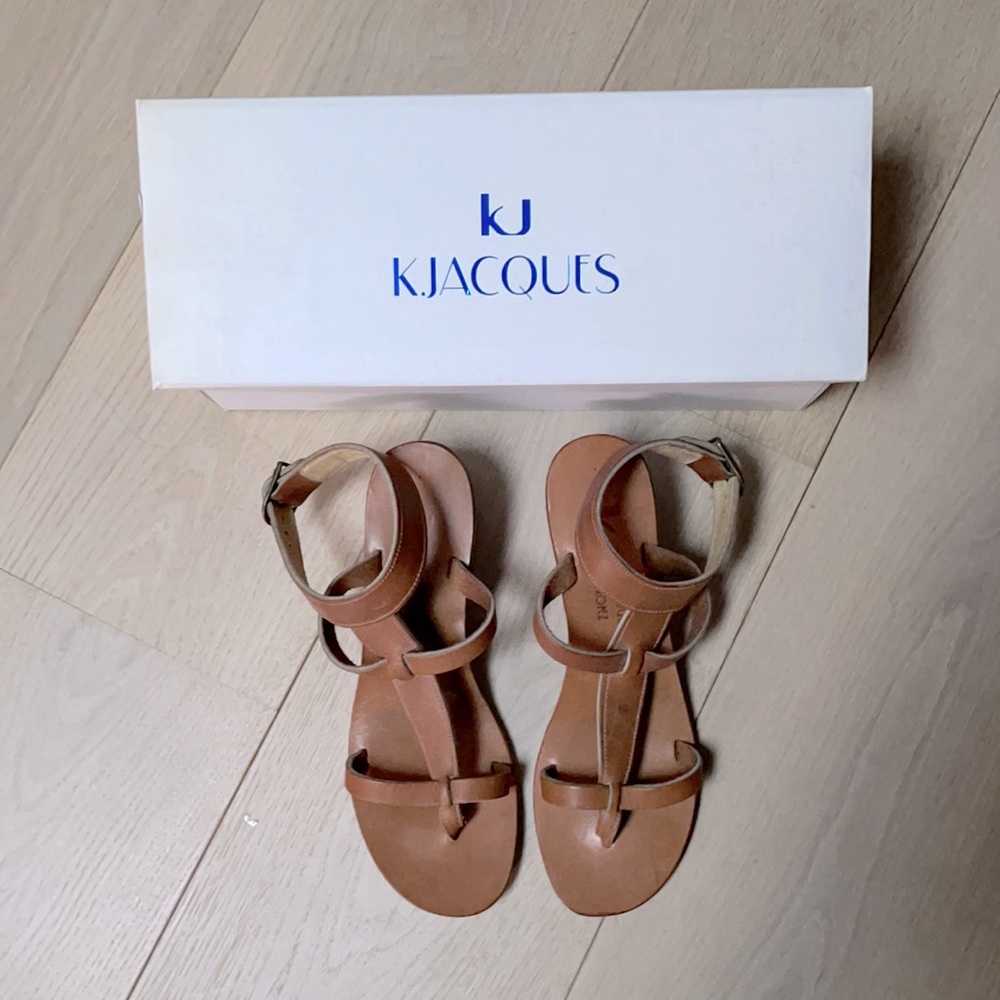 K. Jacques Ankle Strap Sandal Size 36 (5.5)